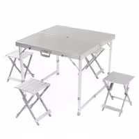 میز و صندلی تاشو 4 نفره Bulin مدل BL500-K12