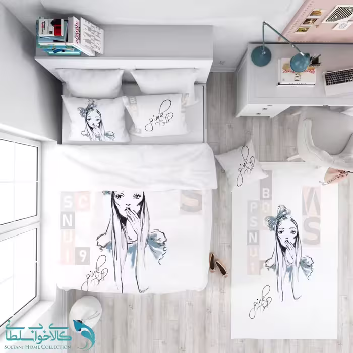 روتختی طرح دختر سایز یکنفره کد A2757