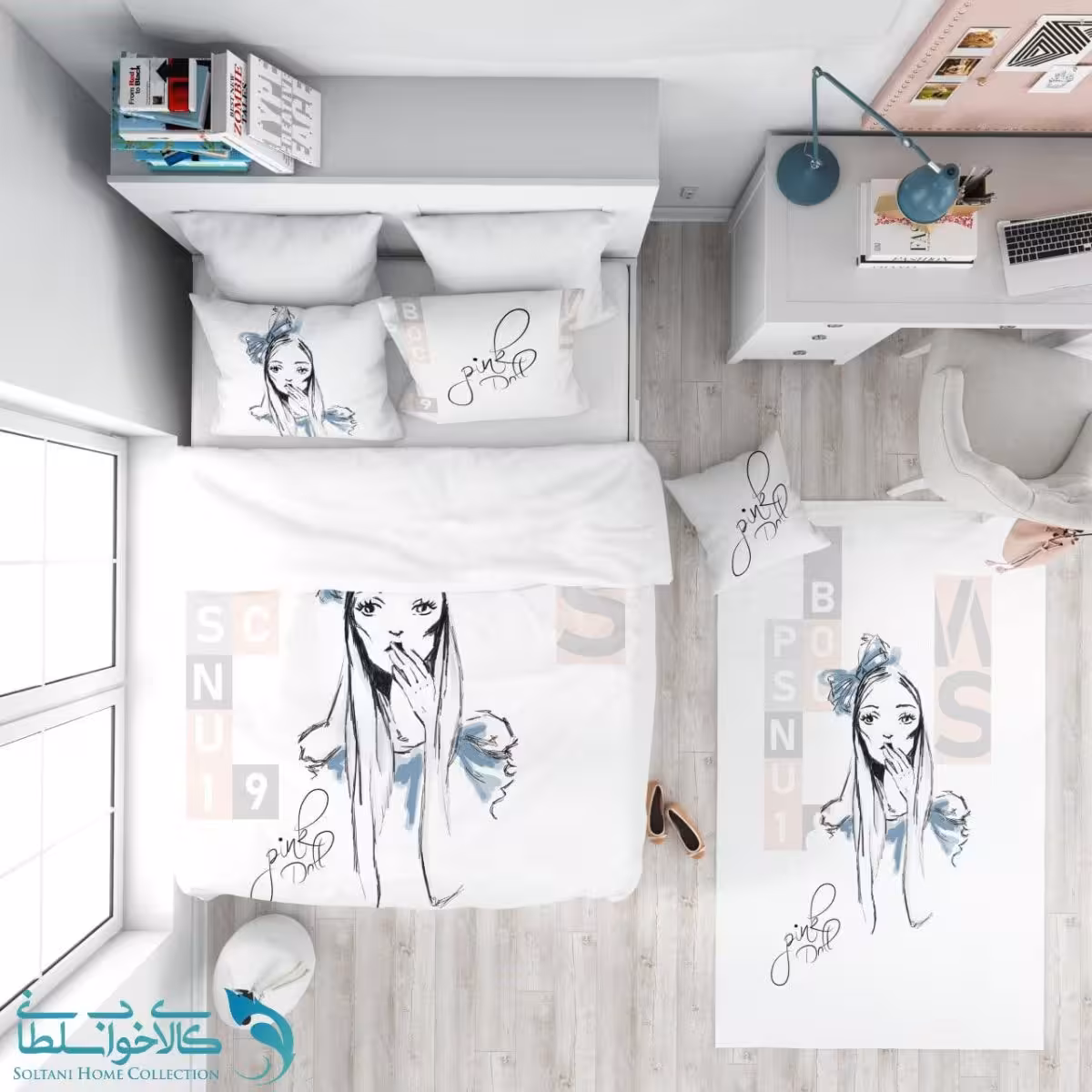 روتختی طرح دختر سایز یکنفره کد A2757