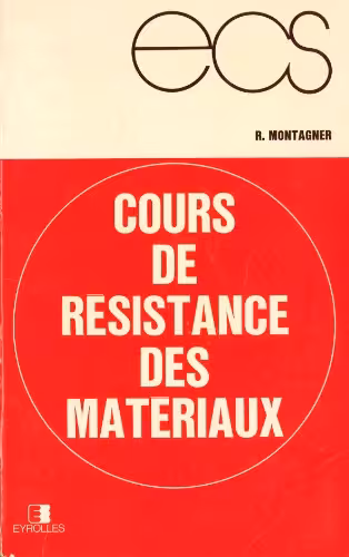 خرید و دانلود نسخه کامل کتاب Cours de résistance des matériaux