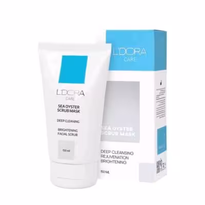 ماسک اسکراب حاوی عصاره صدف دریایی لدورا 150 میلی لیتر