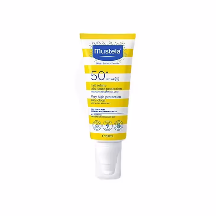 کرم ضد آفتاب موستلا با SPF50 حجم 200 میلی لیتر