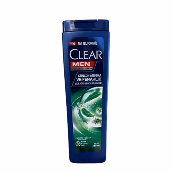 شامپو مردانه کلیر حاوی عصاره اکالیپتوس