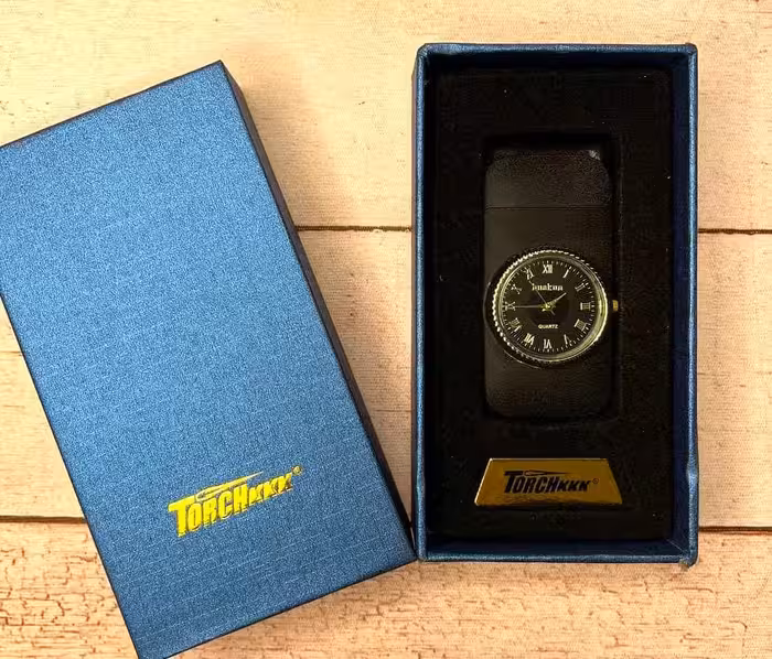 فندک گازی ساعت دار کد49