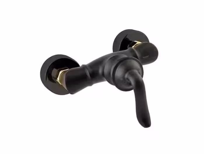 شیر توالت شودر مدل لوکا مشکی طلایی