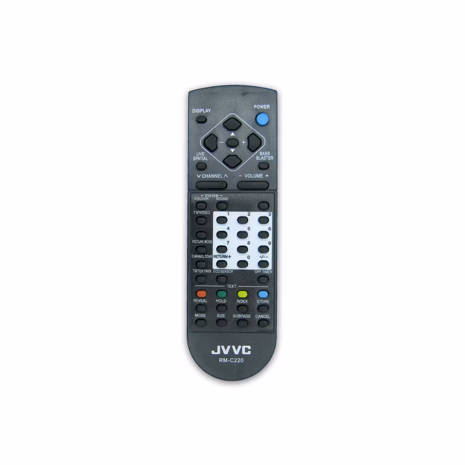 کنترل تلویزیون جی وی سی JVC مدل RM-C220