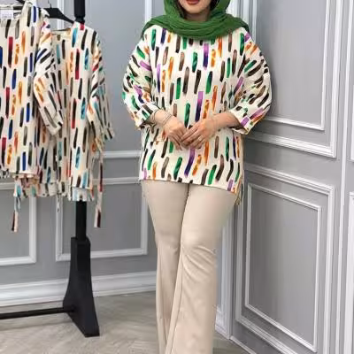 تونیک زنانه کمردار