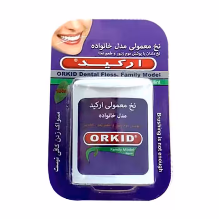 نخ دندان معمولی ارکید مدل خانواده 100 متری