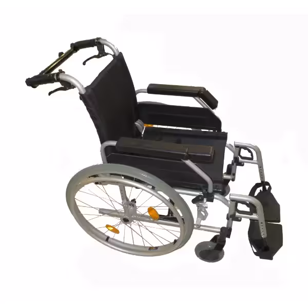 ویلچر آلومینیوم پشت متحرک.