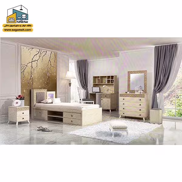 سرویس خواب یک نفره مدل الیکا کد BDS1012