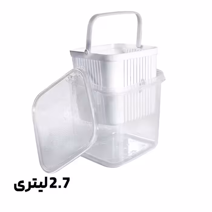 ظرف ترشیجات آبکش دار سایز متوسط 2.7 لیتر مانیا