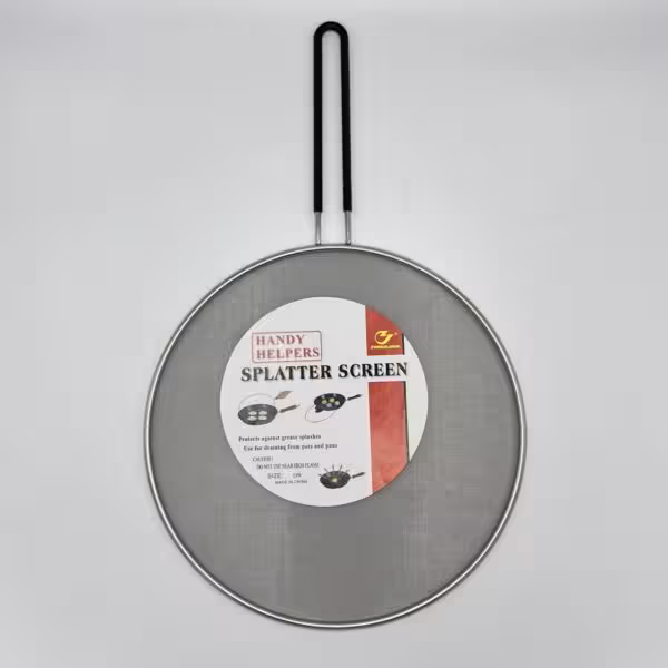 توری روغنگیر ماهیتابه بزرگ دسته مشکی