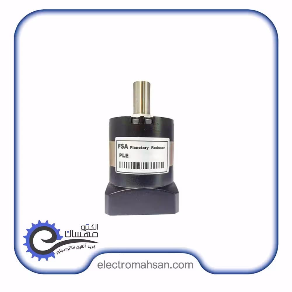 گیربکس خورشیدی سروو موتور FSA سایز 60 نسبت 3 ورودی 14 سری PLE ساخت چین