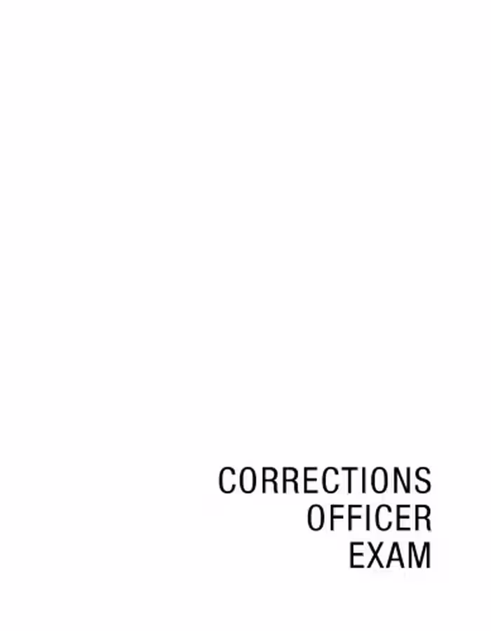 خرید و دانلود نسخه کامل کتاب Corrections Officer Exam, 3rd Edition