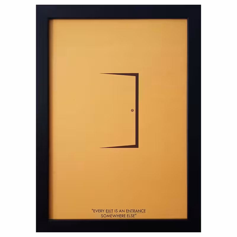 تابلو طرح door | دنیای قاب