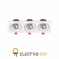 چراغ سقفی COB توکار SH-6503 3*24W شعاع