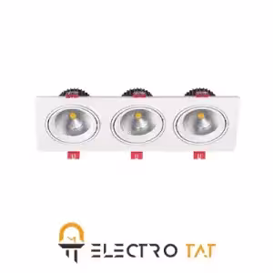 چراغ سقفی COB توکار SH-6503 3*24W شعاع