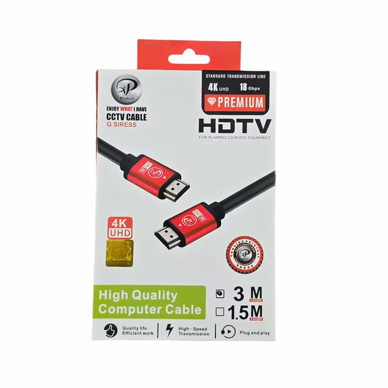 کابل HDMI ایکس پی پروداکت مدل G SIRESS 4K UHD