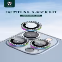 محافظ لنز دوربین دیاموند سری 14 گرین Green diamond camera lens 14pro/14promax