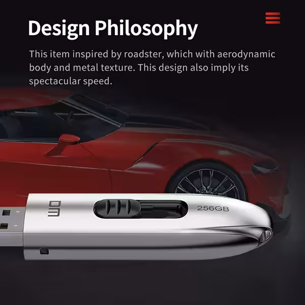 فلش مموری دی ام USB3.1 مدل FS220 ظرفیت 128 گیگابایت