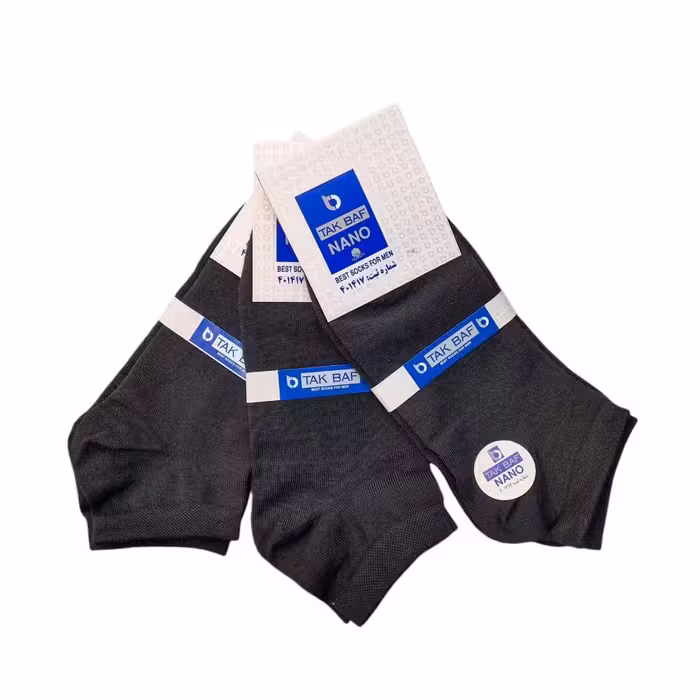 جوراب مچی اسپورت کارت سفید مشکی تک