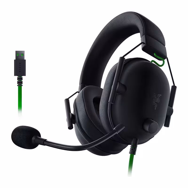 هدست مخصوص بازی مدل RAZER BlackShark V2 X USB