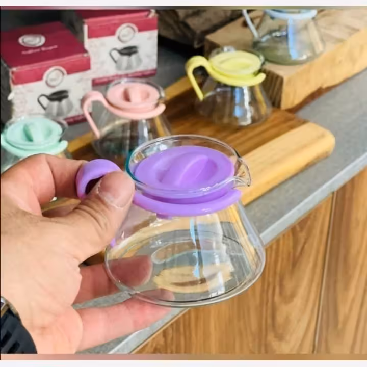 قوری زعفران دسته پلاستیک | amazonchi