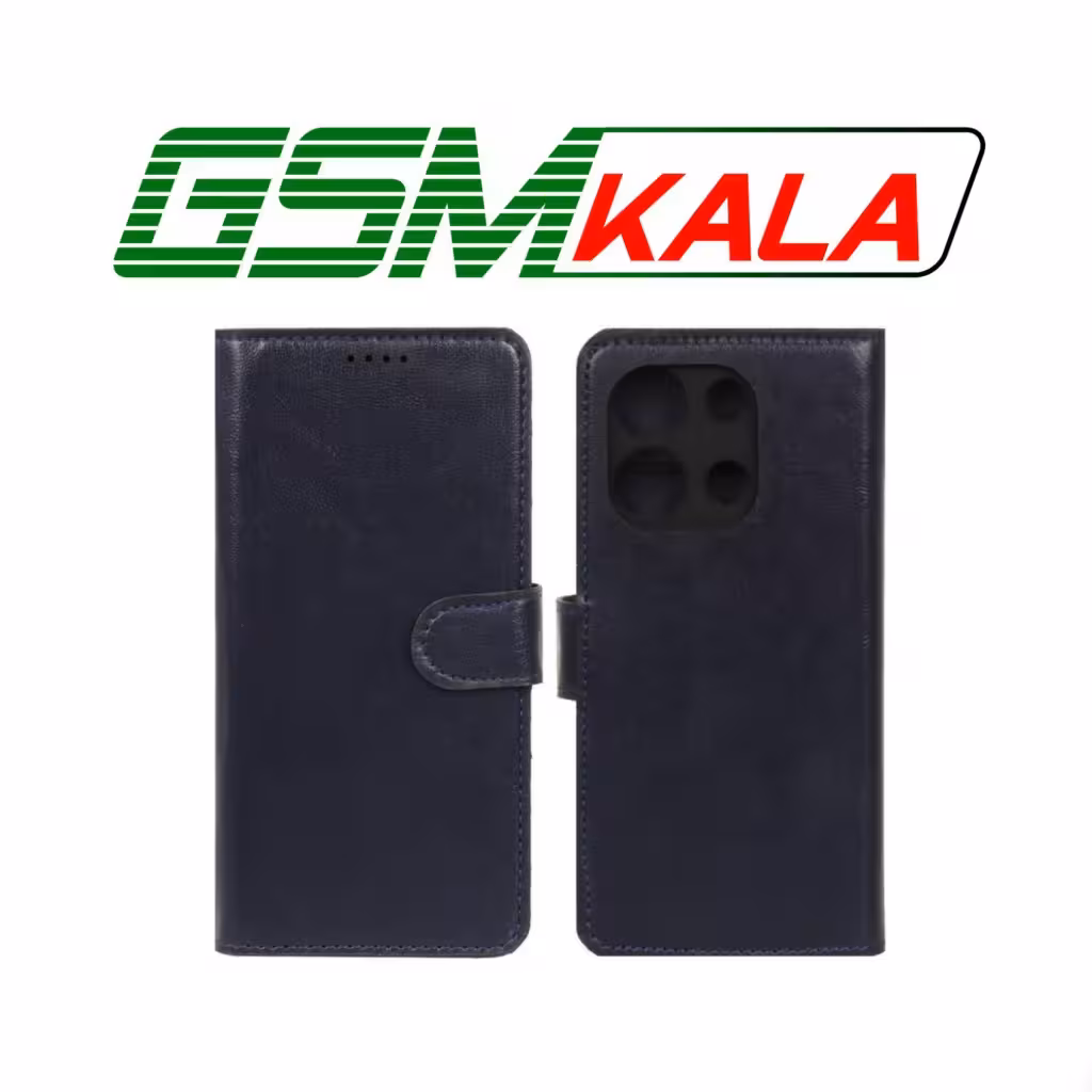 کیف چرمی مگنتی محافظ لنزدار Xiaomi Redmi Note 13 4G