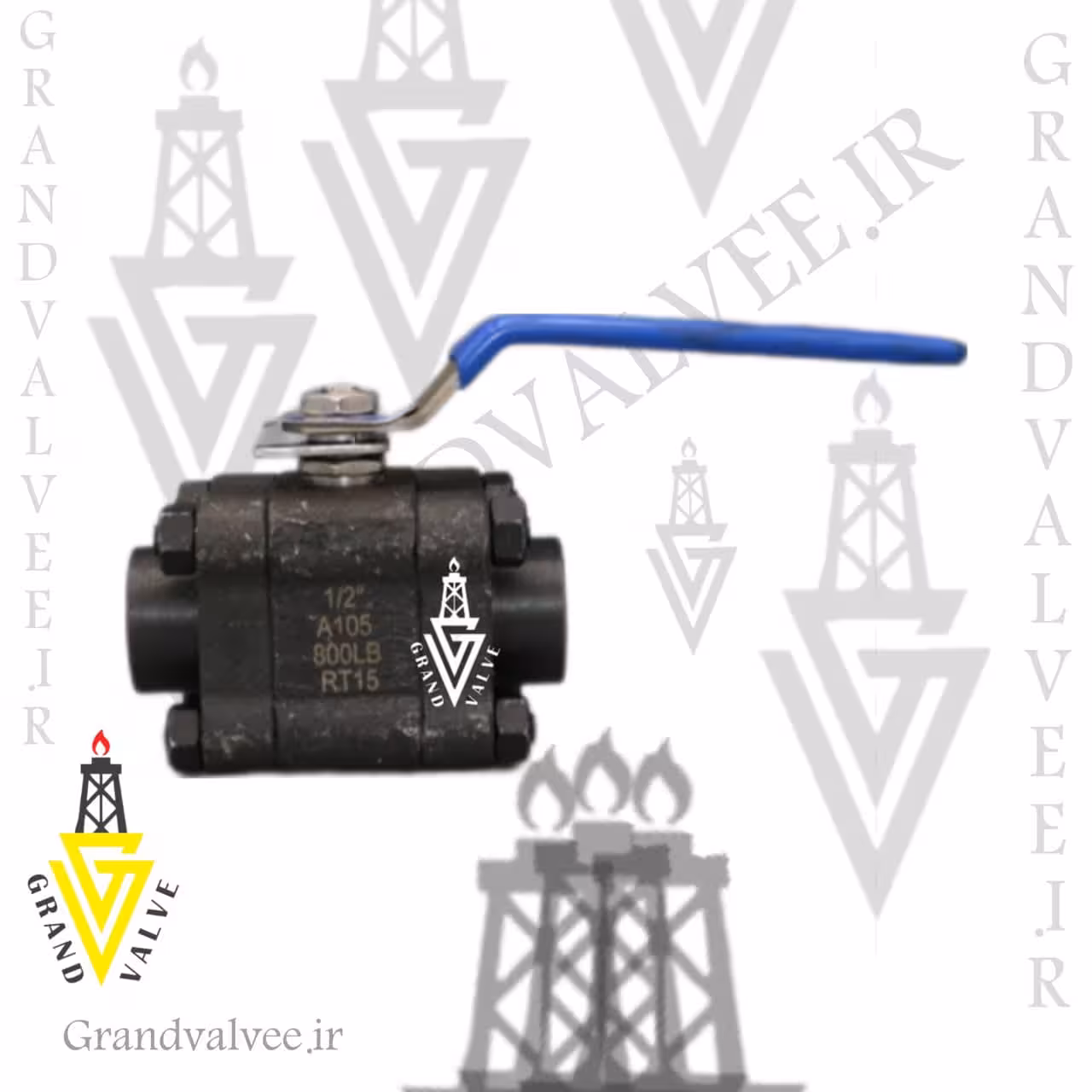 کد:1098 شیرگازی "1/2 1 اینچ کلاس 800 فولاد فورج جوشی