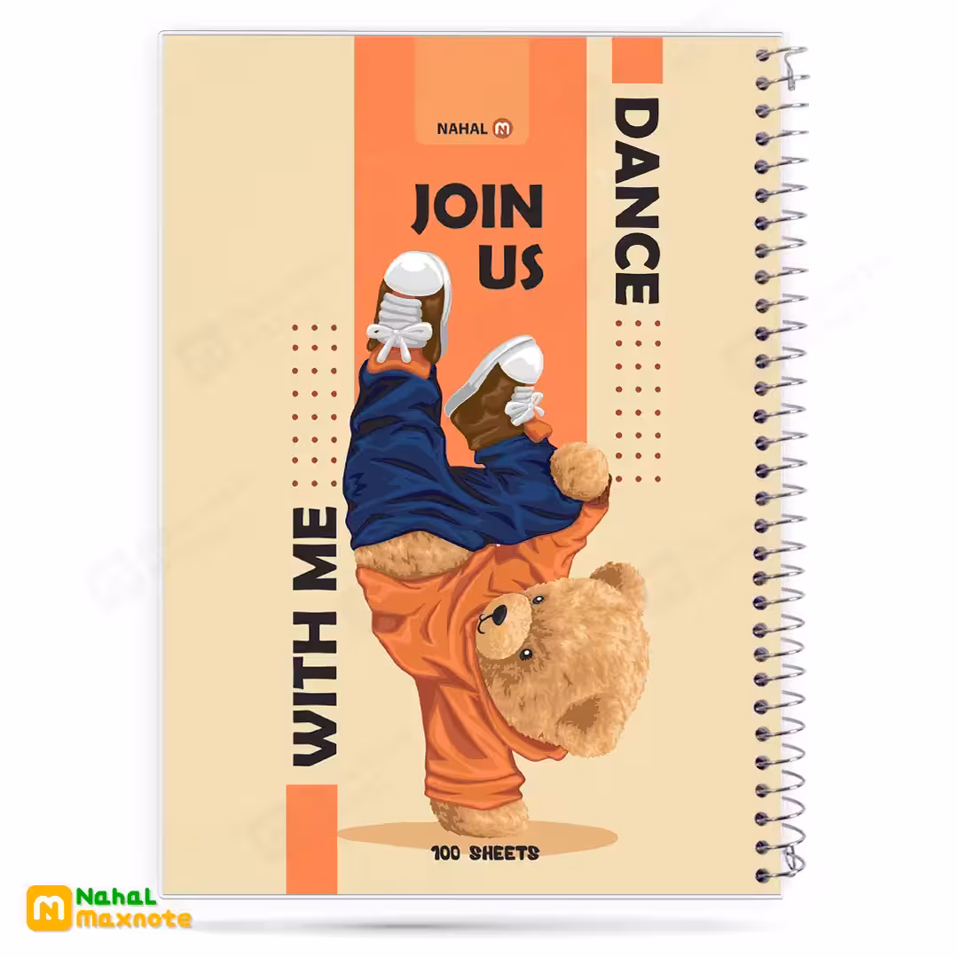 دفتر 100 برگ سیمی طلقی کارتونی کد 3113.طرح 4 پسرانه