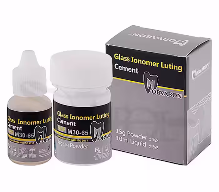 گلاس لوتینگ آینومر Glass Ionomer Luting برند مروابن Morvabon