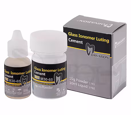 گلاس لوتینگ آینومر Glass Ionomer Luting برند مروابن Morvabon