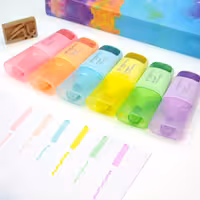 ماژیک هایلایتر پاستلی کوچک با جوهر مایع سی کلاس CREATORS CLASS (C Class) Liquid (Liqeo) highlighter Mini Pastel HP 3128B