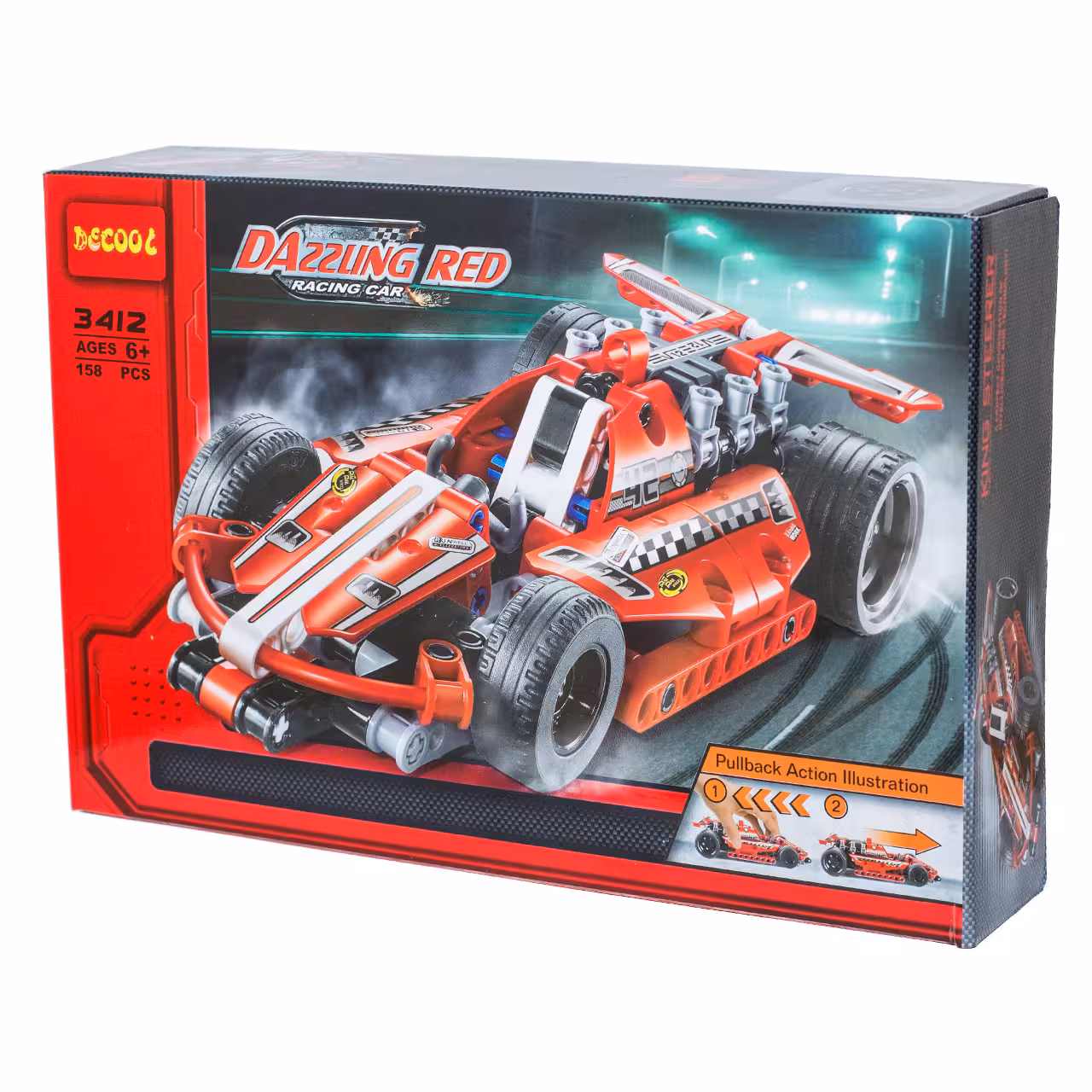 ساختنی دکول مدل Dazzing Red 3412