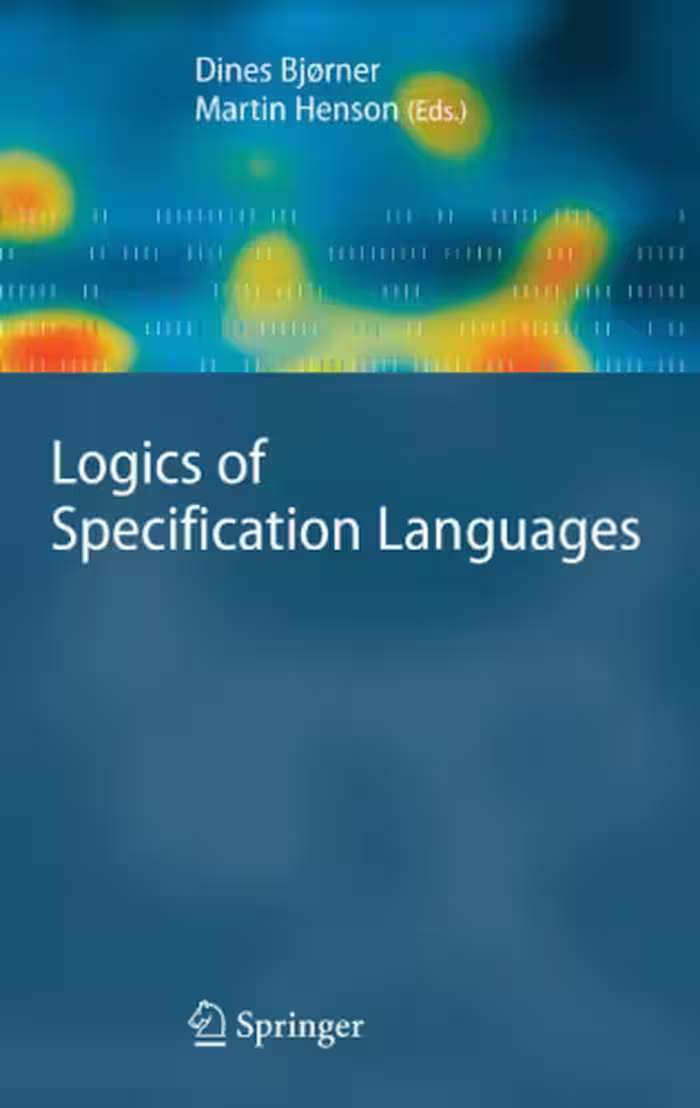 خرید و دانلود نسخه کامل کتاب Logics of Specification Languages