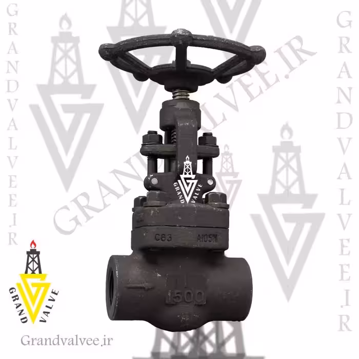 شیرفلکه سوزنی &quot;3/4 اینچ کلاس 1500 فولاد فورج جوشی