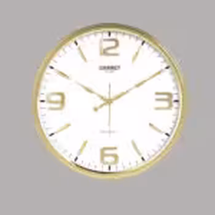 SCHOBERT شوبرت  گارنت ساعت دیواری قطر 43 بدنه ABS ابکاری طلایی  5020GOLD