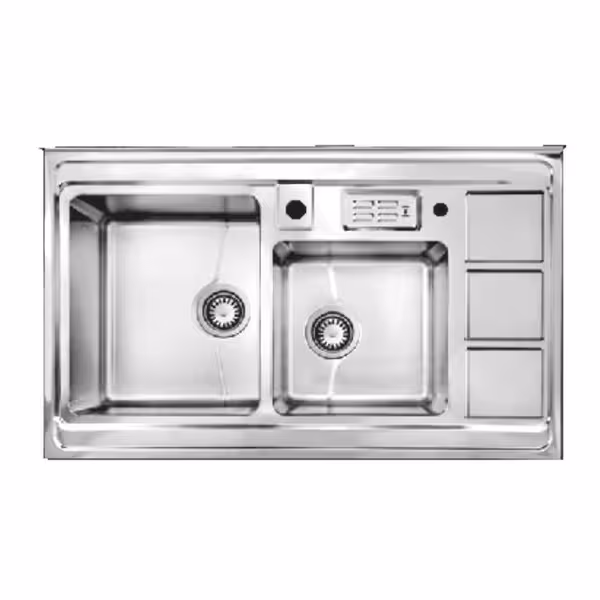 سینک ظرفشویی اخوان مدل 322 روکار باکسی