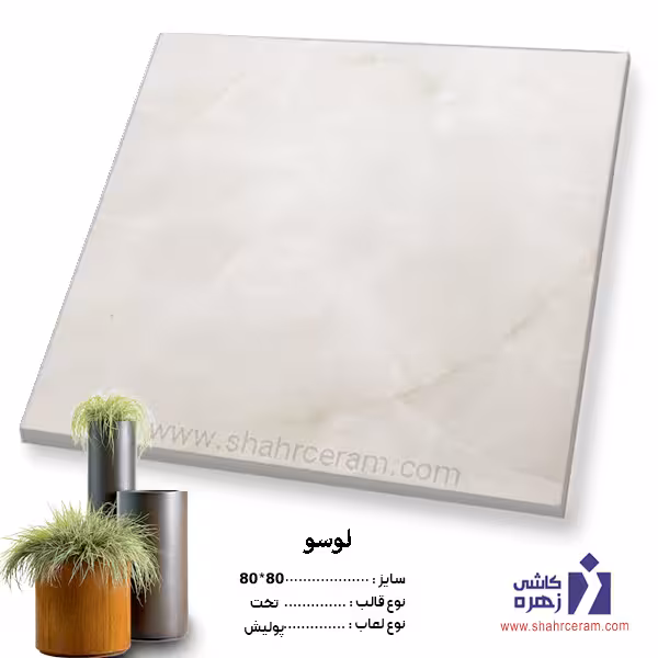 سرامیک لوسو 80*80 کاشی زهره