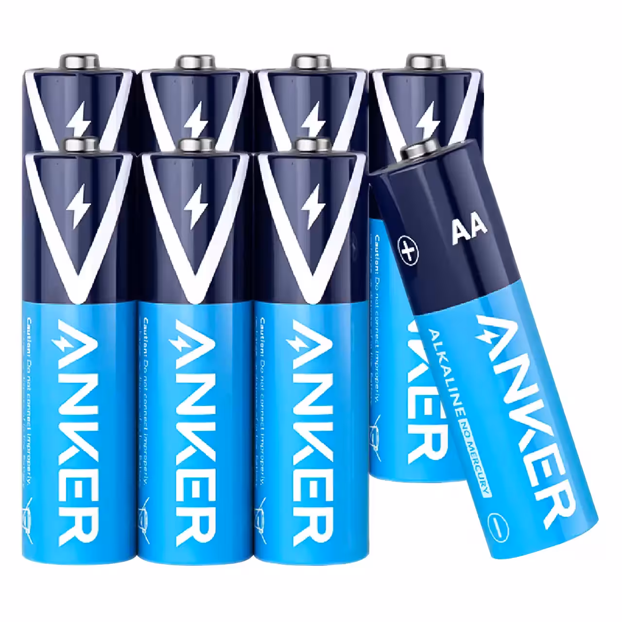 باتری آلکالاین قلمی (AA) انکر مدل B1810H13 بسته‌ی 8 عددی