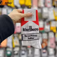 جوراب ساقدار طرح سیگار مارلبرو