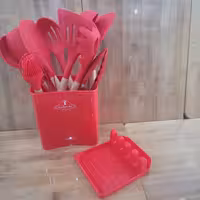 سرویس کفگیر ملاقه سیلیکونی . وارداتی کد2181