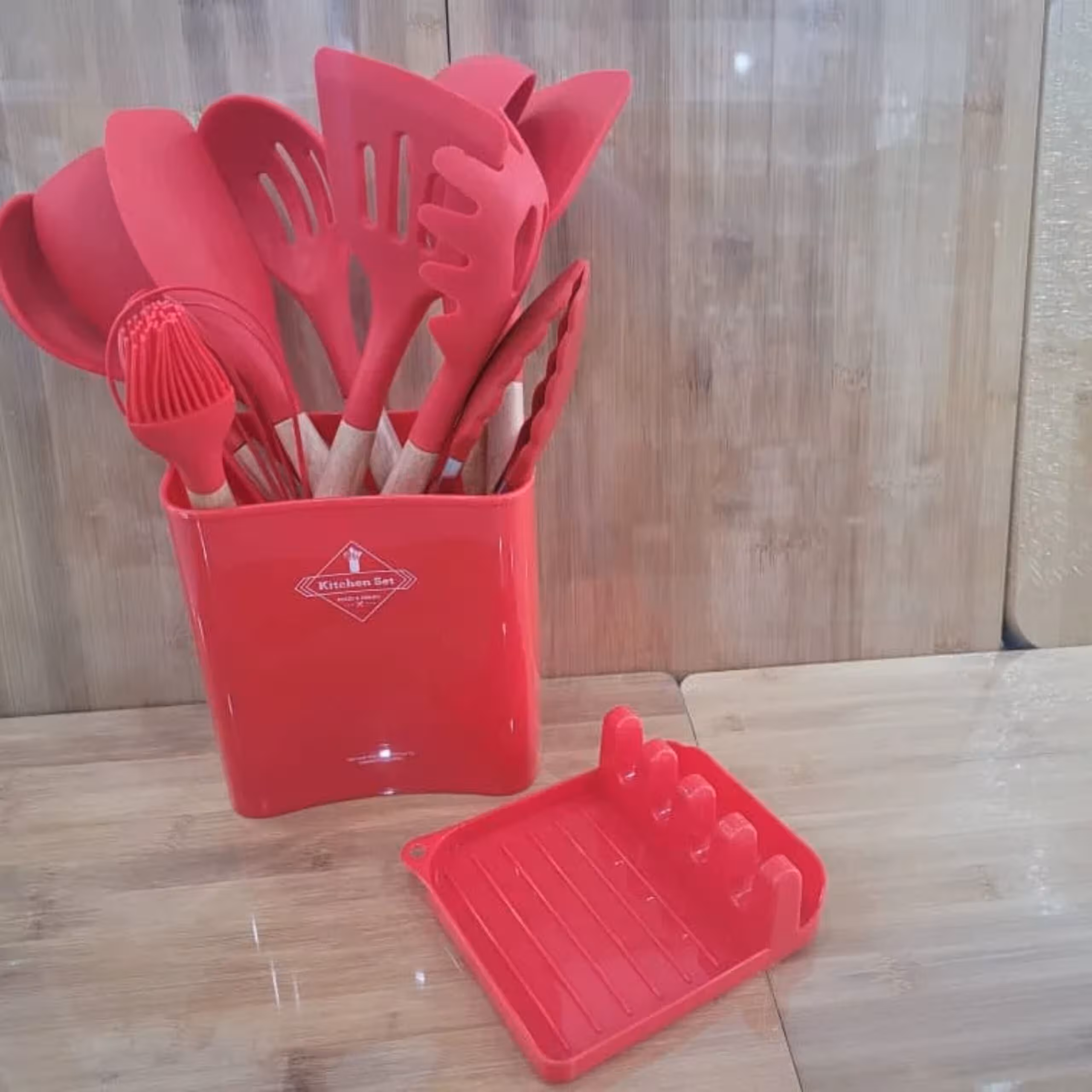 سرویس کفگیر ملاقه سیلیکونی . وارداتی کد2181