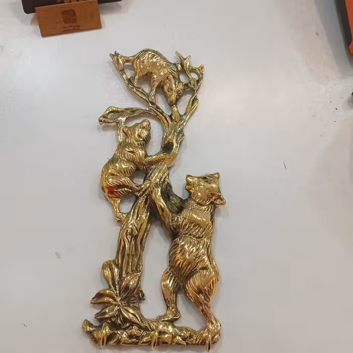 جا کلیدی برنجی (برنز ) طرح خرس