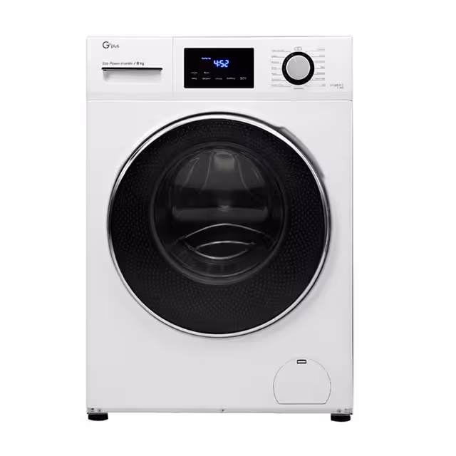 ماشین لباسشویی جی پلاس مدل J8250W ظرفیت 8 کیلوگرم