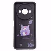 قاب solid Case عروسکی اسپینردار مناسب برای Xiaomi Redmi A3-2024-مشکی