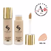 کرم پودر شیشه ای ساریسا شماره 46 (sarisa gold)