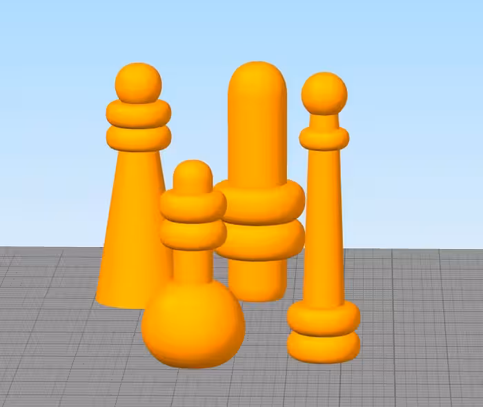 مدل سه بعدی ست استوانه رینگی (STL)