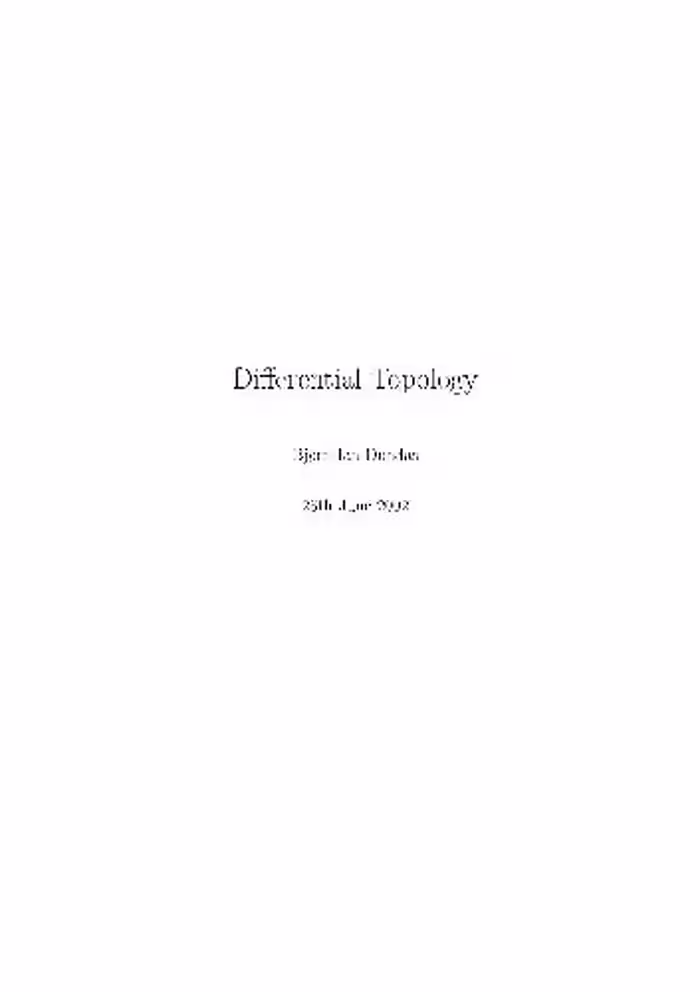 خرید و دانلود نسخه کامل کتاب differential topology