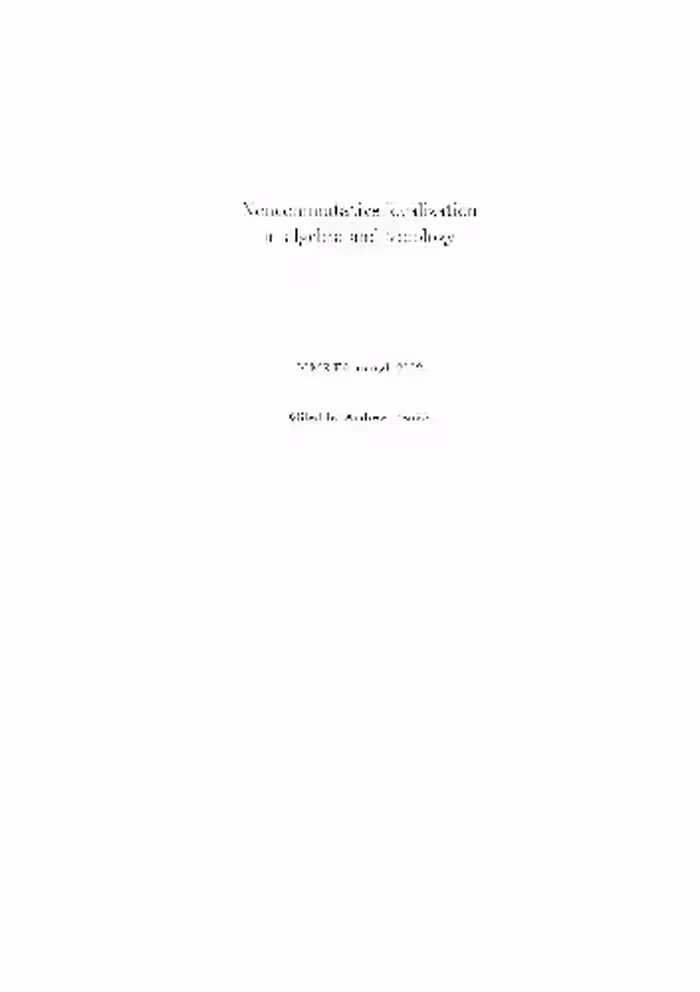 خرید و دانلود نسخه کامل کتاب Noncommutative localization in algebra and topology